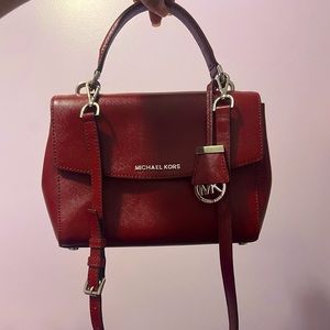Shiny Red Michael Kors bag